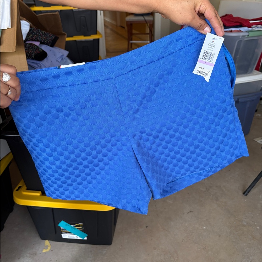 Tommy Hilfiger Vibrant Blue Women's Athletic Shorts